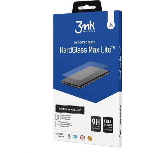 3mk HardGlass Max Lite tvrzené sklo Samsung Galaxy S25 černé