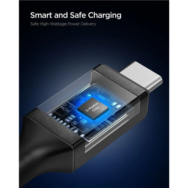 Spigen Essential USB-C/USB-C napájecí kabel 100W 1m černý - Kabely a redukce - Obrázek 39165f68e6884a50bba4f57a64730290
