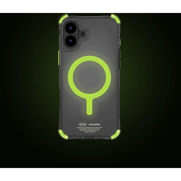 SKINARMA Saido Niteglow Mag-Charge kryt iPhone 16 Plus čirý - Pouzdra - Obrázek 391f22e128944171a6b61e57434f39ec