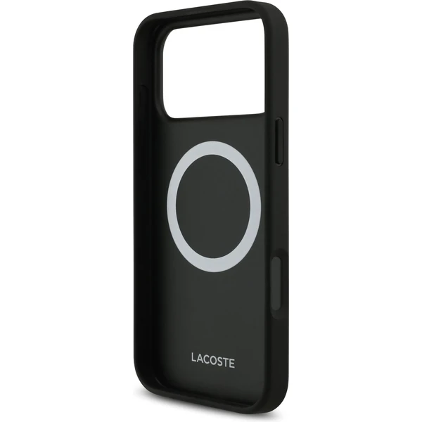 Lacoste PU Nomogramme Gold Logo MagSafe kryt iPhone 17 Pro Max černý - Pouzdra - Obrázek 392d3e015025422793318adeeb40cb30