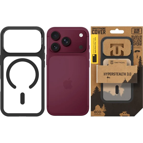 Tactical MagForce Hyperstealth 3.0 MagSafe kryt Apple iPhone 17 Pro/18 Pro Asphalt - Pouzdra - Obrázek 393595e60ea64597a547791f6c17373a