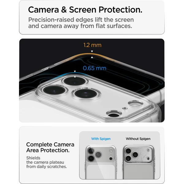 Spigen Ultra Hybrid kryt iPhone 18 Pro Max/17 Pro Max crystal clear - Pouzdra - Obrázek 393c20c2d6cf4c27aab6f47508f7f7aa