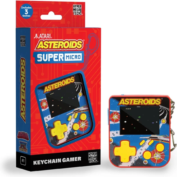 Evercade Super Micro Asteroids Keychain Gamer - Retro konzole - Obrázek 395K000K01