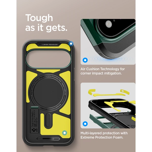 Spigen Tough Armor MagSafe kryt Google Pixel 11 Pro XL abyss green - Pouzdra - Obrázek 396f6a561a9844108030fefb087699a7