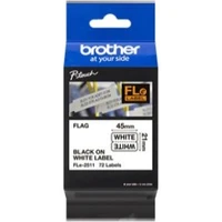 Brother FLE2511 flexibilní ID páska černá na bílém 24 mm - Pásky pro štítkovače