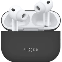 FIXED Silky silikonové pouzdro pro Apple AirPods Pro 3 černé - Pouzdra