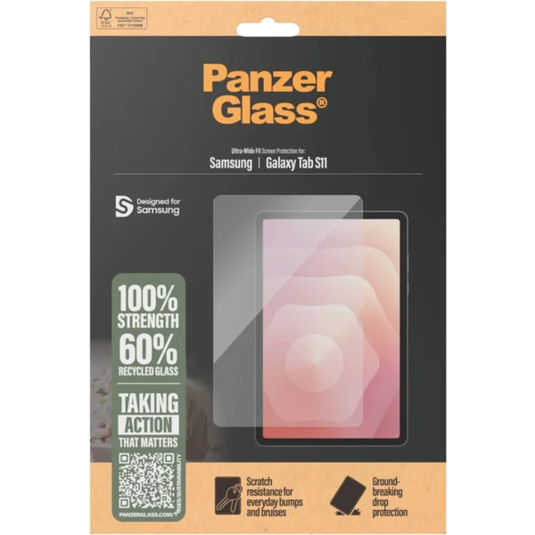 PanzerGlass® Ultra-Wide Fit sklo Samsung Galaxy Tab S11 čiré - Ochranné folie a skla - Obrázek 39OI000K01