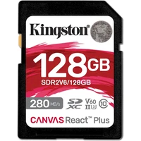 Kingston SDXC 128GB Canvas React Plus V60 - Paměťové karty