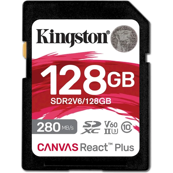 Kingston SDXC 128GB Canvas React Plus V60 - Paměťové karty - Hlavní obrázek