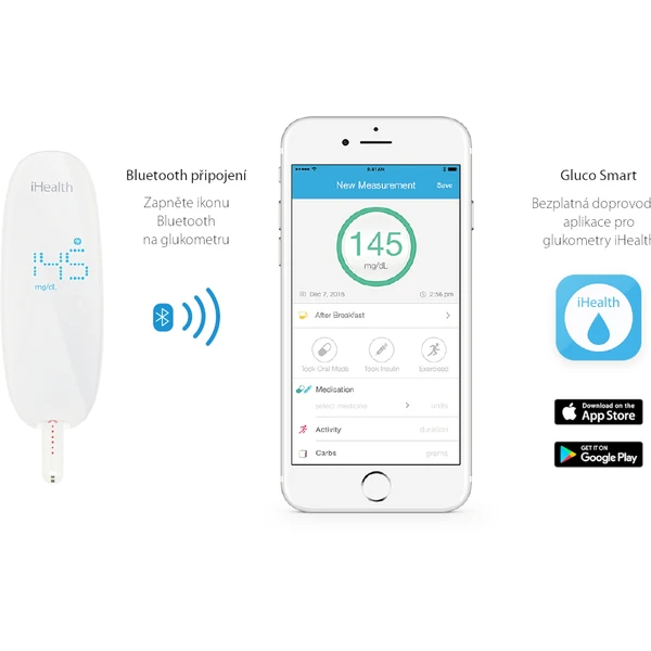 iHealth GLUCO+ BG5S Lite chytrý glukometr - Senzory - Obrázek 39ZY600301