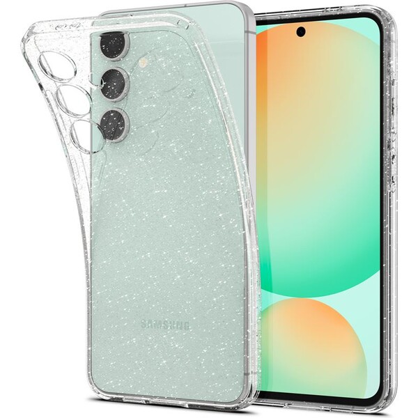 Spigen Liquid Crystal Glitter kryt Samsung Galaxy S24 FE čirý