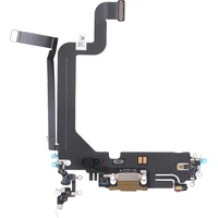 Náhradní díl pro iPhone 14 Pro Max nabíjecí konektor zlatý - Konektory