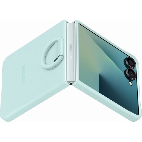 Samsung Ring Silicone Case ochranný kryt Galaxy Z Flip7 mentolově zelený - Pouzdra - Obrázek 39d305c6935c4c8aa8ff24b13546e3df
