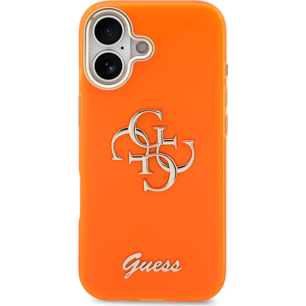 Guess IML 4G Script Metal Logo kryt iPhone 17 oranžový - Pouzdra - Obrázek 39e64b27e0914d88a7e2f2e66faa3188