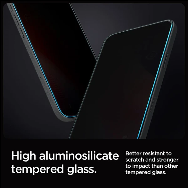 Spigen Glass tR EZ Fit (Privacy) tvrzené sklo iPhone 17 Pro/17/16 Pro čiré (2-pack) - Ochranné folie a skla - Obrázek 39e969a3700d4946875c8b559cd59052