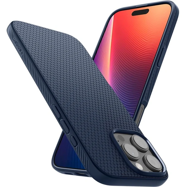 Spigen Liquid Air kryt iPhone 16 Pro Max navy blue - Pouzdra - Obrázek 39f6c87ad4e0482eb589407358e0693e