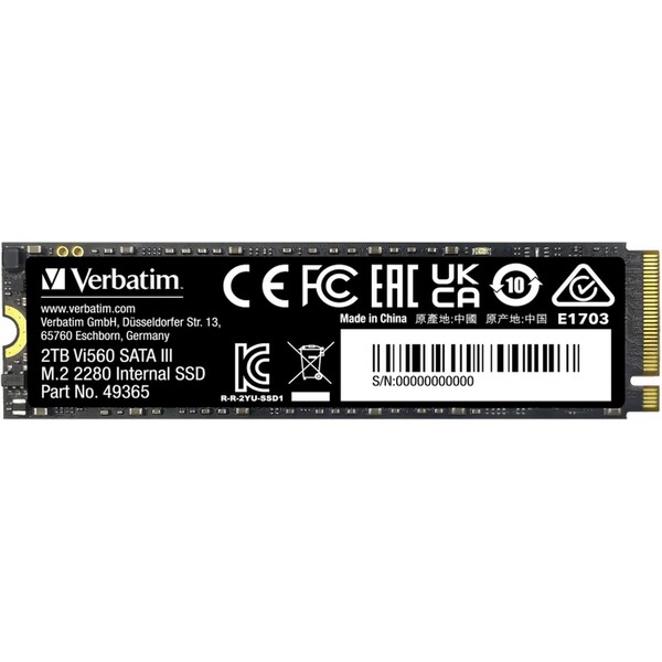 VERBATIM SSD Vi560 S3 M.2 2TB SATA III