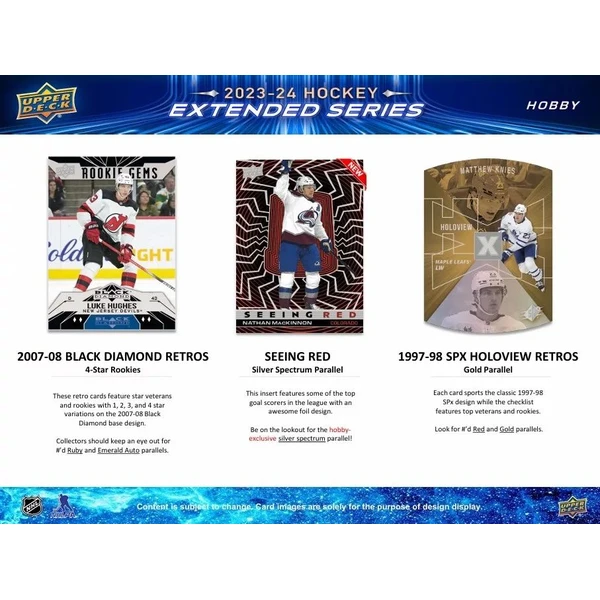 Hokejové karty 2023-24 Upper Deck Extended Series Hockey Hobby Box - Hokejové karty - Obrázek 3A67000L01