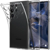 Spigen Liquid Crystal kryt Samsung Galaxy S23 Ultra čirý - Pouzdra