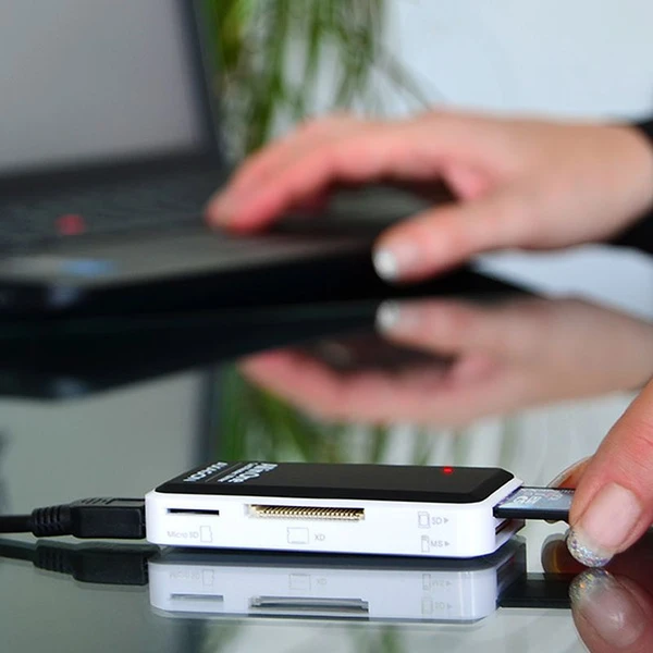 AXAGON CREX1 USB 2.0 externí MINI čtečka 5slot ALLINONE - Čtečky paměťových karet - Obrázek 3AZHF00101