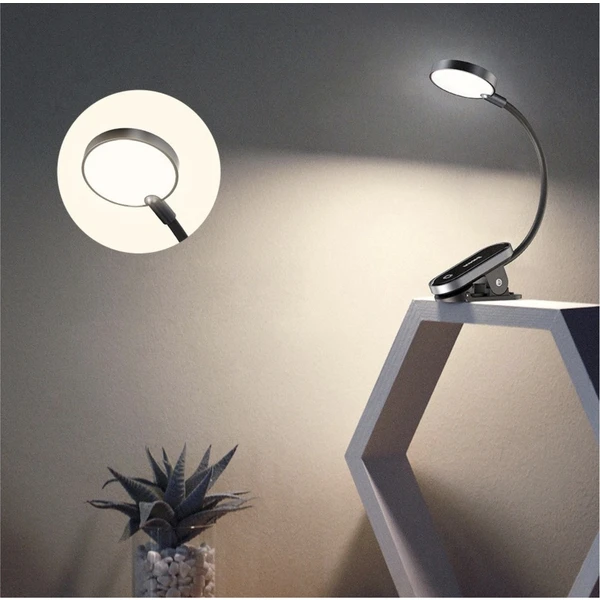 Baseus Mini LED lampička s klipem šedá - Lampičky - Obrázek 3B3P600301
