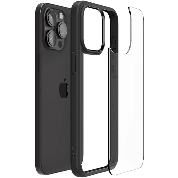Spigen Ultra Hybrid kryt iPhone 15 Pro matně černý - Pouzdra - Obrázek 3BT8000601