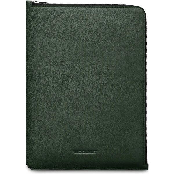 Woolnut Leather Folio kožené pouzdro pro MacBook Air 13"/MacBook Pro 14"/MacBook Pro 13 tmavě zelené - Pouzdra - Obrázek 3CG7000601