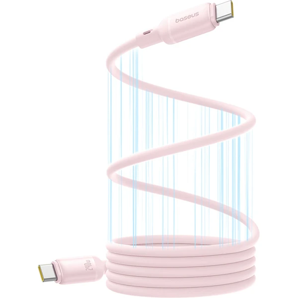 Baseus PicoGo USB-C/USB-C magnetický napájecí kabel 240W 1m růžový - Kabely a redukce - Obrázek 3CGE000L01