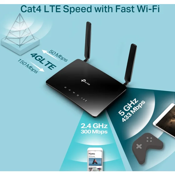 TP-Link Archer MR200 Wi-Fi 5 router černý - Routery - Obrázek 3CQFF00101