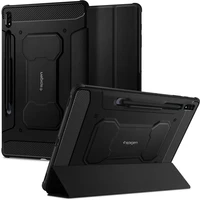 Spigen Rugged Armor Pro kryt Samsung Galaxy Tab S7+/S8+ černý - Pouzdra