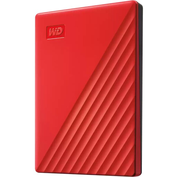 WD My Passport portable 4TB USB3.0 Červený 2,5" externí disk WDBPKJ0040BRD-WESN Červená