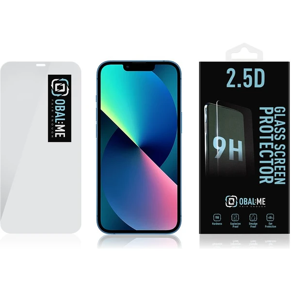 Obal:Me 2.5D tvrzené sklo Apple iPhone 12 mini čiré - Ochranné folie a skla - Obrázek 3DK6000701