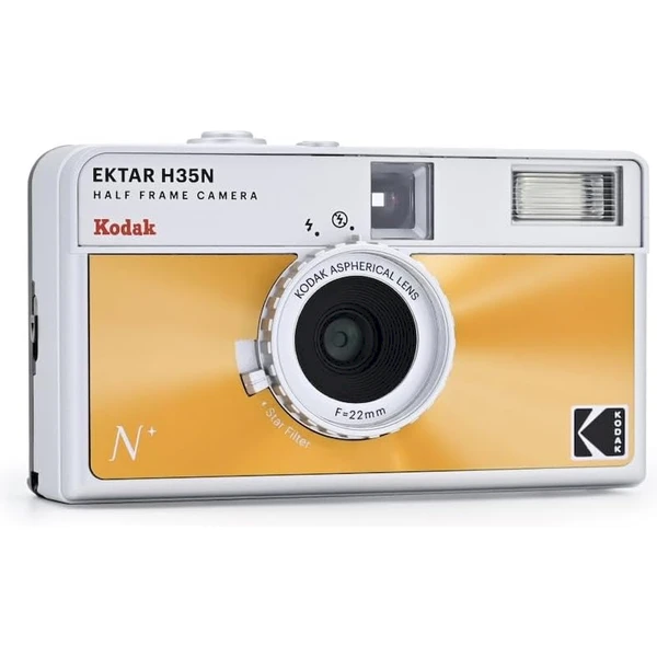 Kodak EKTAR H35N Glazed Analogový fotoaparát oranžový - Fotoaparáty - Obrázek 3DO0000L01