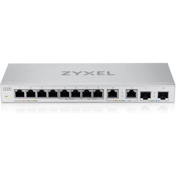 Zyxel XGS1010-12-ZZ0102F Šedá
