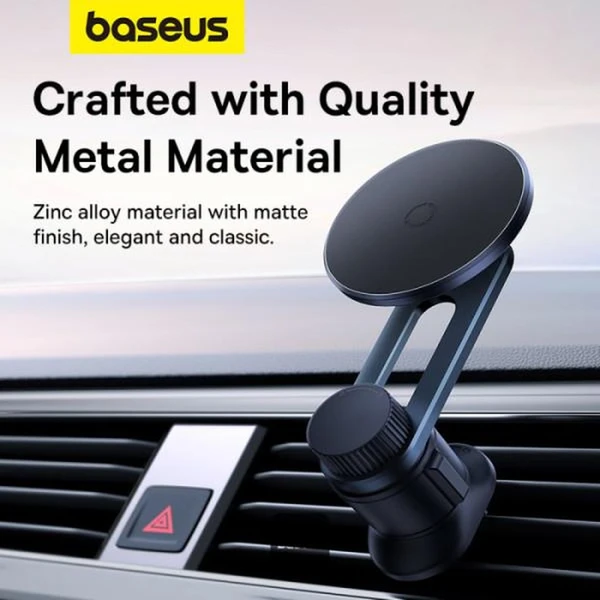 Baseus MagPro držák do auta s magnetem do ventilační mřížky černý - Držáky - Obrázek 3E9R000K01
