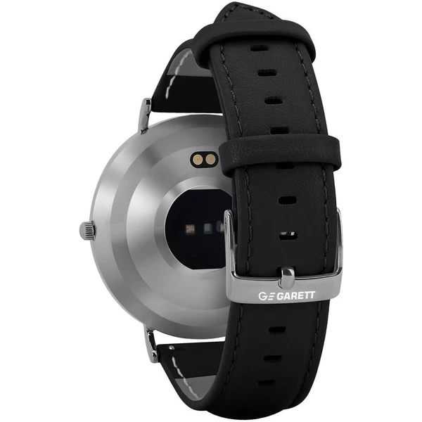 Garett Smartwatch Verona stříbrná, černý řemínek - Chytré hodinky - Obrázek 3FEM300401