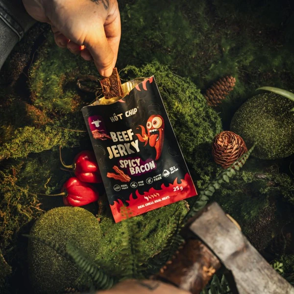 Jerky Hot-Chip - Chilli a Slanina 25 g - Potraviny - Obrázek 3FUG000K01