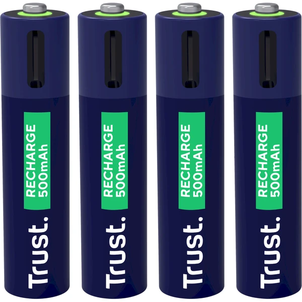 Trust USB-C dobíjecí baterie AAA - 4ks - Baterie - Obrázek 3GAL000K01