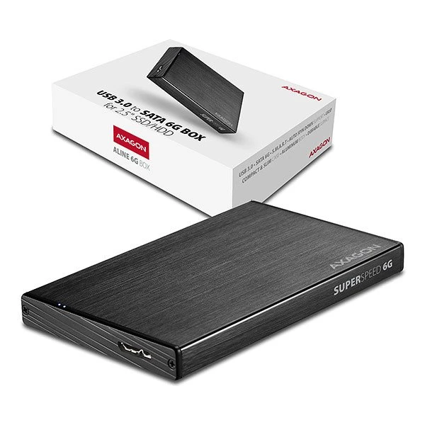 AXAGON EE25XA6 USB3.0 SATA 6G 2.5' externí ALINE box - Externí boxy - Obrázek 3GGV000501