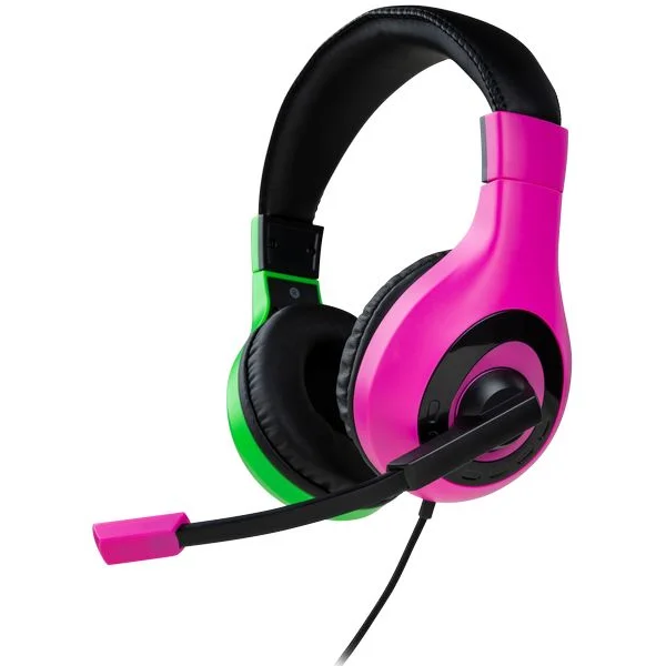 Headset Bigben Wired Stereo Pink + Green (Switch) - Sluchátka - Obrázek 3GQMF00101