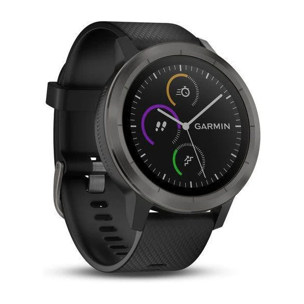 Garmin vívoActive3 Optic chytré hodinky PVD šedé/černý pásek - Chytré hodinky - Obrázek 3GRN000101