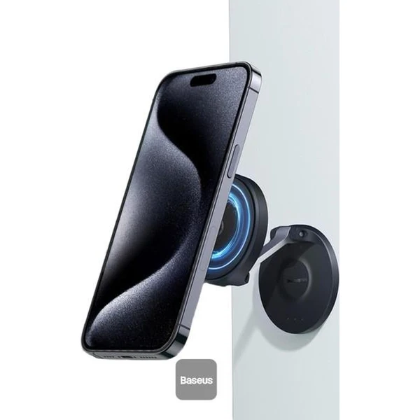 Baseus MagPro magnetický držák na telefon skládací černý - Držáky - Obrázek 3H9R000K01