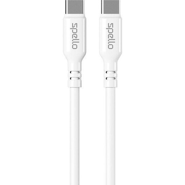 Spello USB-C/USB-C kabel 1m bílý
