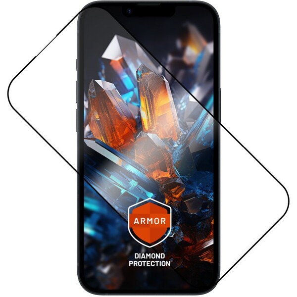 FIXED Armor prémiové tvrzené sklo s aplikátorem iPhone 14 Plus/13 Pro Max černé