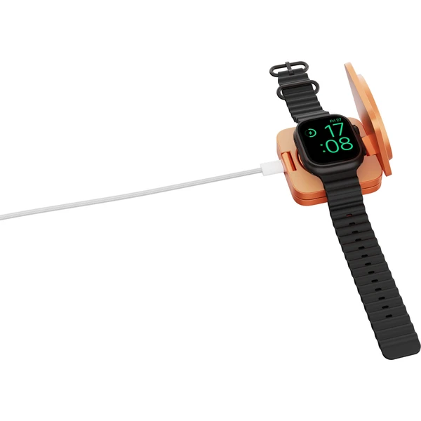 Cubenest SQ312 Ultra Qi2.2 (MagSafe) 3v1 nabíječka (35W) oranžová (Limited Edition) - Nabíječky - Obrázek 3I9L000K01