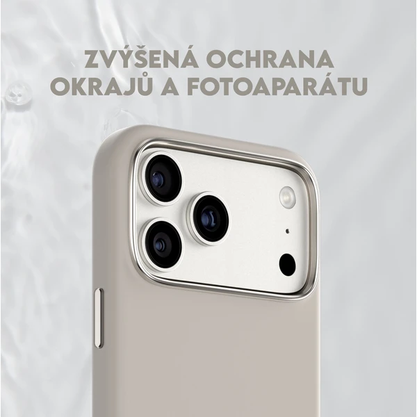 PanzerGlass® CARE Flow kryt s MagSafe Apple iPhone 17 Pro Max Vanilla - Pouzdra - Obrázek 3IDH000K01