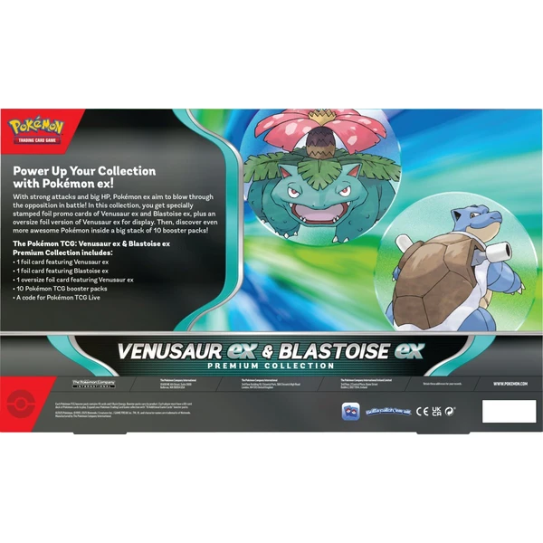 Pokémon TCG: Venusaur ex & Blastoise ex Premium Collection (Smarty Exclusive) - Pokémon karty - Obrázek 3JQH000K01