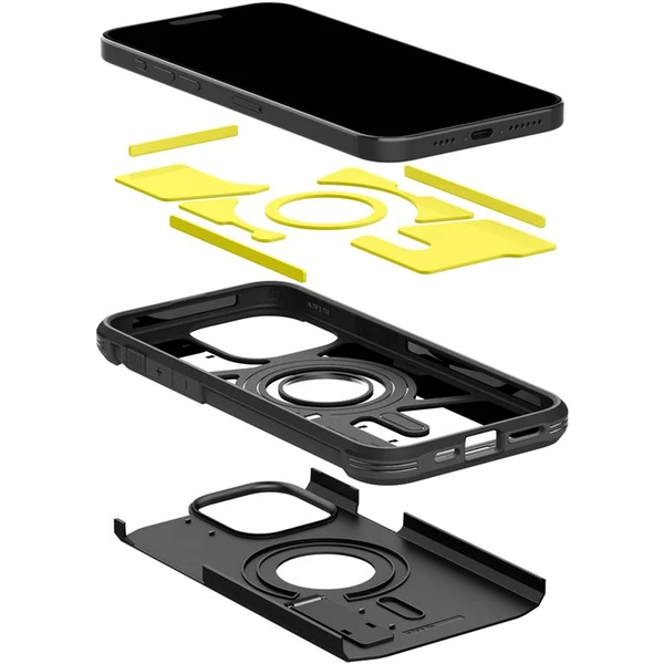 Spigen Tough Armor MagFit kryt iPhone 15 Pro Max černý - Pouzdra - Obrázek 3K09000601