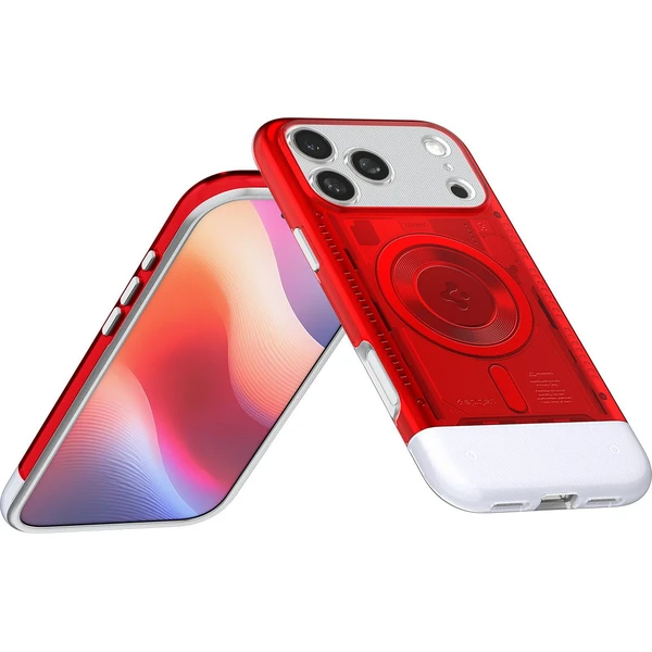 Spigen Classic C1 MagSafe kryt iPhone 17 Pro ruby - Pouzdra - Obrázek 3KMH000K01