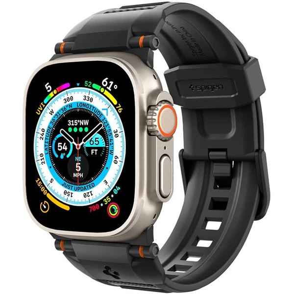 Spigen Rugged Ultra Band řemínek Apple Watch 49/46/45/44/42mm matně černý - Řemínky - Obrázek 3LA1000P01